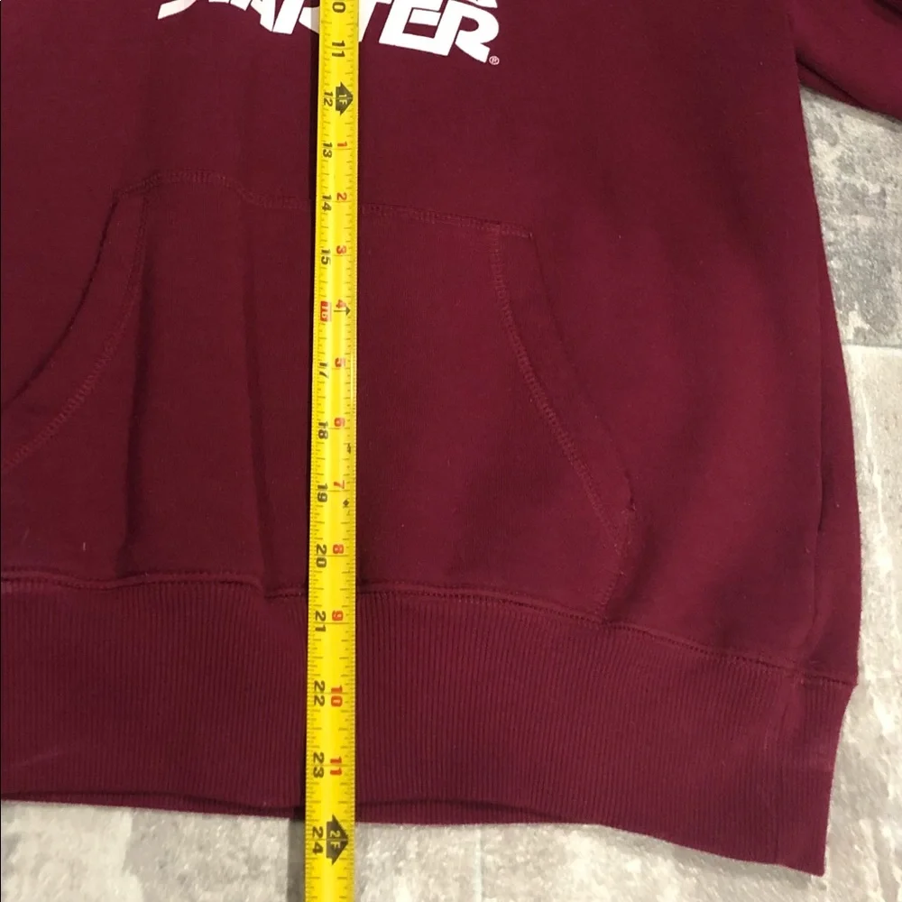 🎉HP x 2🎉❤️‍🔥Starter Hoodie Sweatshirt-Burgundy- Measurements in Photos❤️‍🔥 - Picture 9 of 13